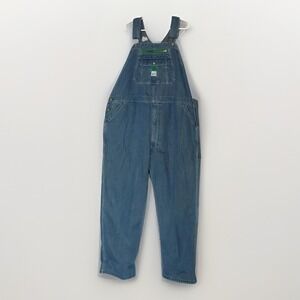 Liberty Bib Overalls Mens 50x32 Denim‎ Carpenter Farm Workwear Vintage Utility